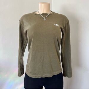 Obey Khaki Long Sleeve Top